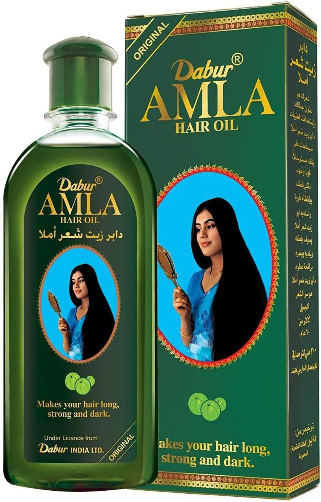 цена Dabur Amla Natural care Hair Oil Enriched with Amla, Natural Oils Vitamin C For Long, Strong Dark Hair - 200ml