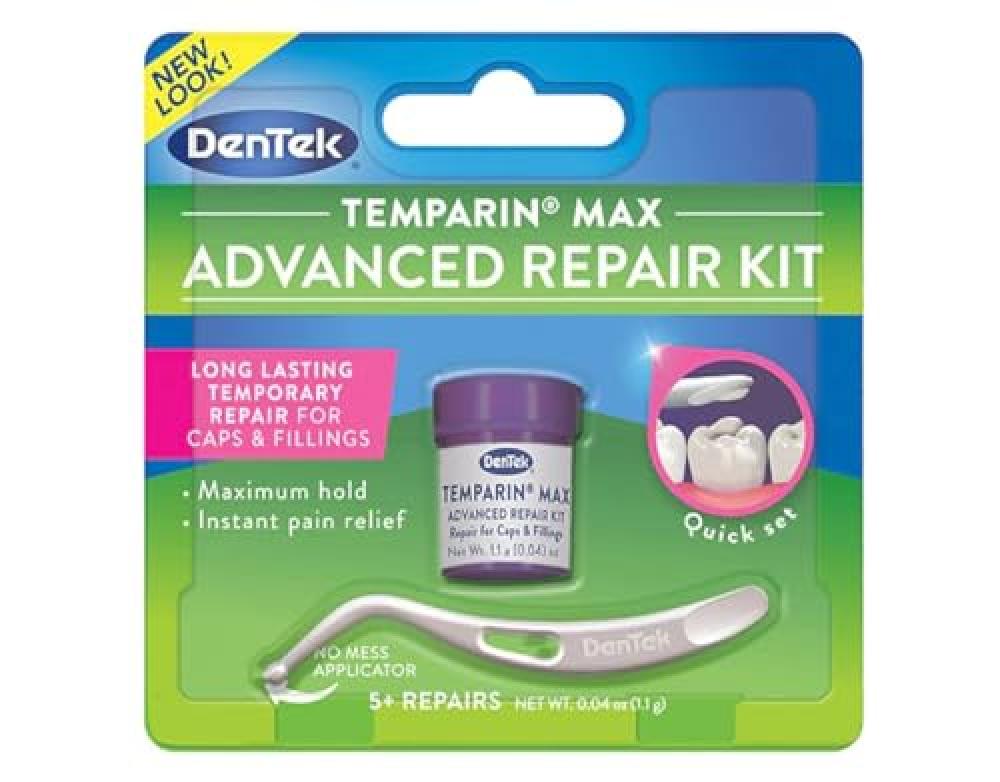 Dentek Temparin Max Lost Tooth Filling and Loose Cap Repair (5+ Repairs) 10pc set dental endo irrigation needle tip stainless steel material endodontic needle root canal file tooth care treatment tools