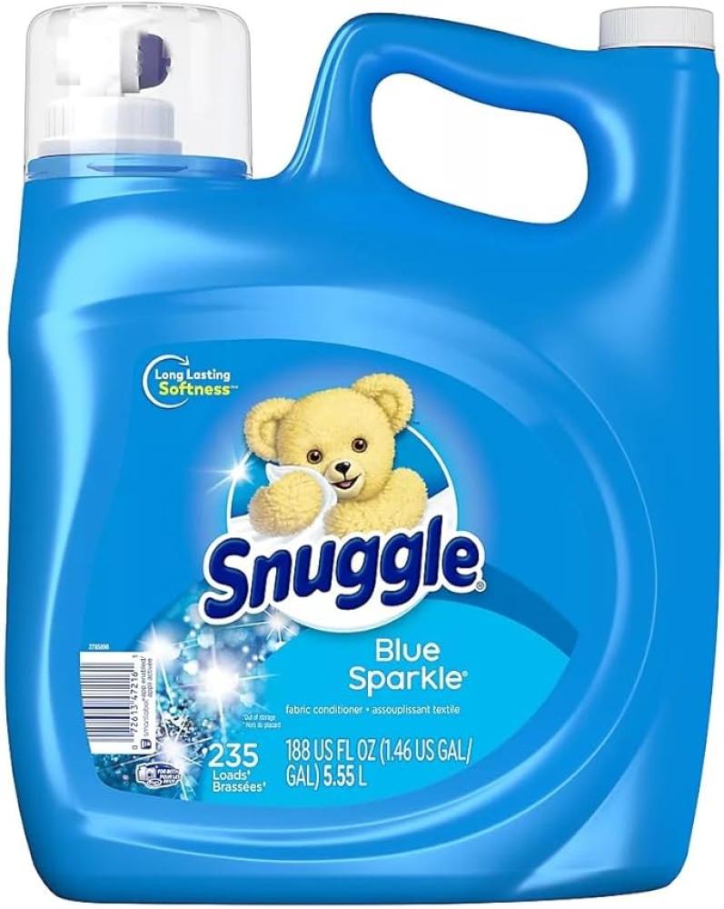 Snuggle Liquid Fabric Softener, Blue Sparkle (188 fl. oz., 235 loads) downy fabric softener luxury perfume collection concentrate vanilla and cashmere musk feel luxurious 46 66 fl oz 1 38 litre
