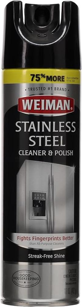 Weiman 17 oz. Stainless Steel Cleaner and Polish igiene stainless steel cleaner 5 l