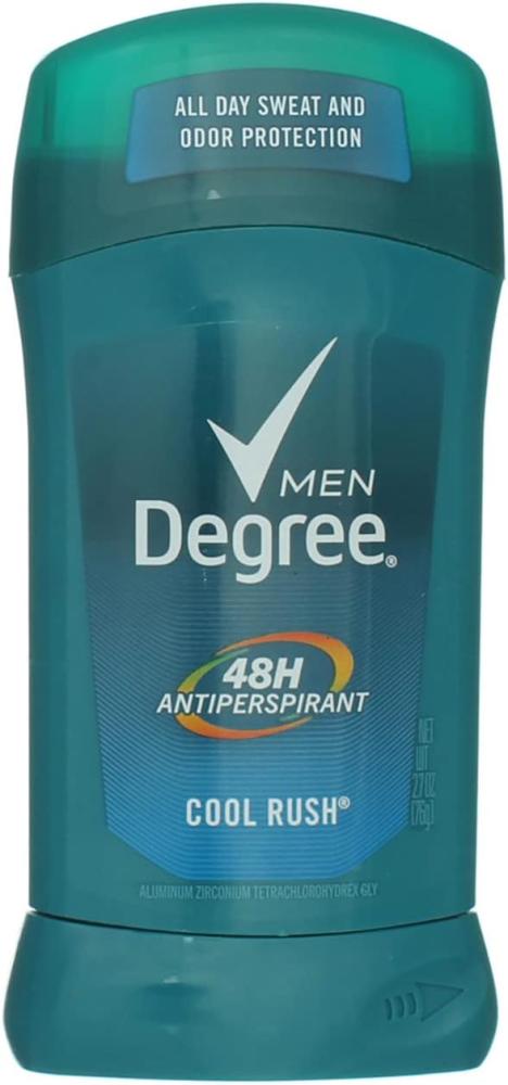 Degree Men Original Antiperspirant Deodorant 48-Hour Sweat Odor Protection Cool Rush Antiperspirant For Men 2.7 oz