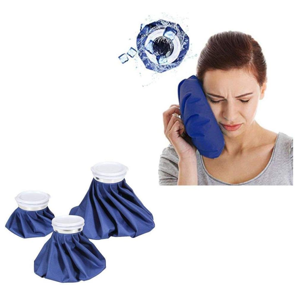 Reusable Ice Bag Packs for Hot Cold Therapy - 3 Sizes Large (11), Medium (9), Small (6) mami hot and cold face lifting device led therapy