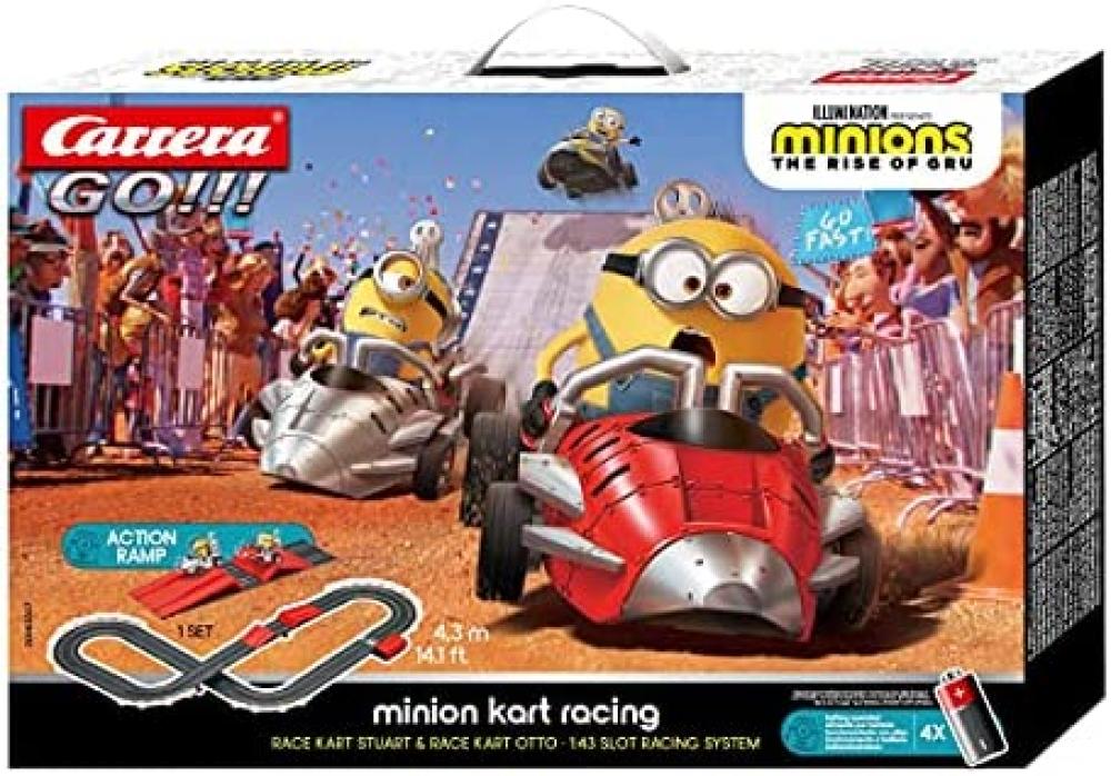 Carrera CAR63507 Despicable GO-Minion Kart Racing, Colourful atlas 1 43 dinky toys 1416 for renault 6 yellow diecast models collection cars