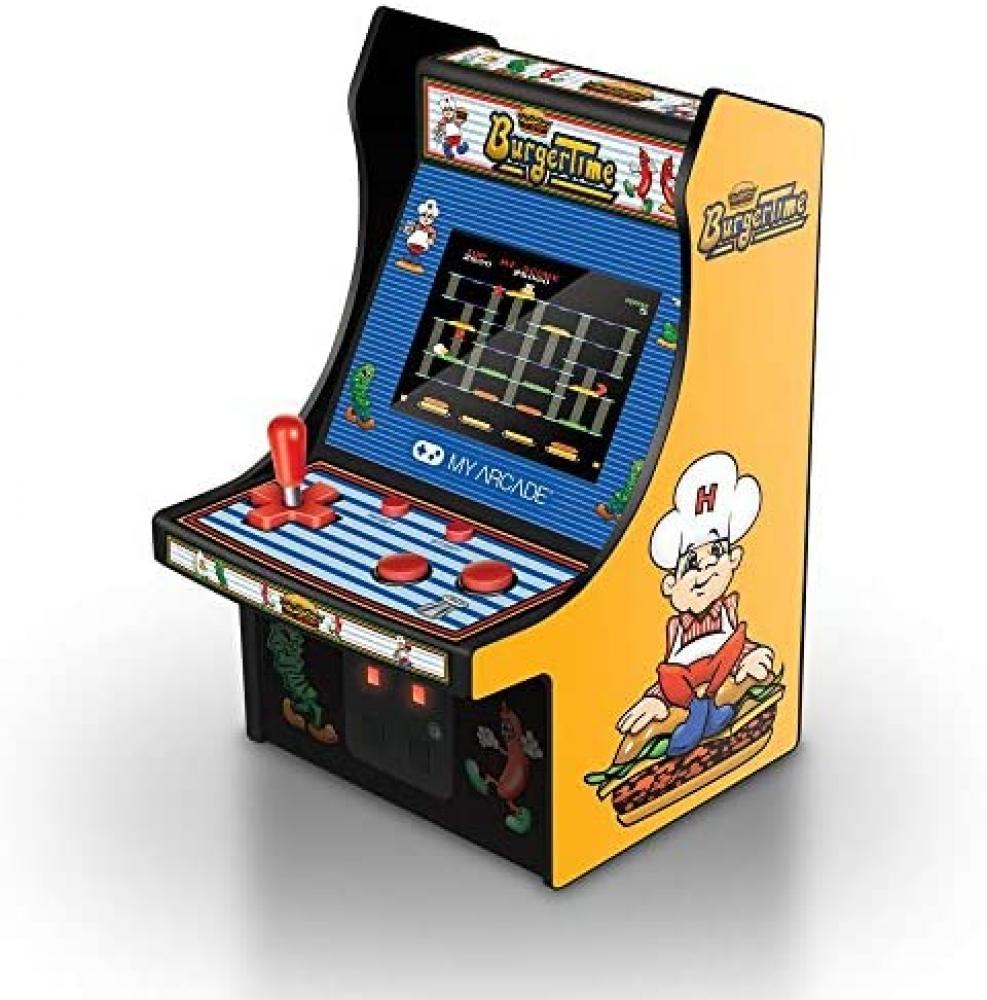 My Arcade 6 Collectible Retro Burgertime Micro Player Electronic Games, DGUNL-3203 dreamgear my arcade karate champ micro player 6â€collectable arcade