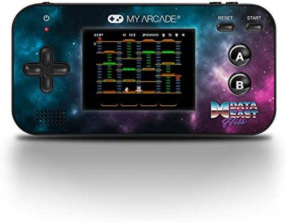 My Arcade DGUNL-3212, Gamer V Portable Handheld with Data East Classics - Burger Time, Bad Dudes, Karate Champ & More!, Black dreamgear my arcade karate champ micro player 6â€collectable arcade
