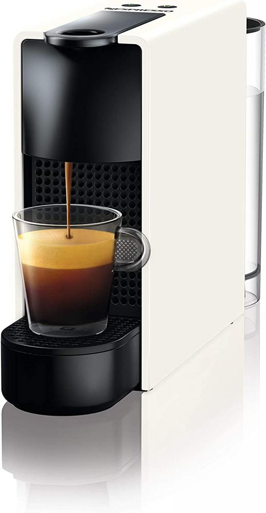 Nespresso Essenza mini Coffee Machine White (C30) zolele espresso machine mg73t easy to use portable wireless espresso machine compatible with both capsules and ground coffee 15 bar pump 100 ml