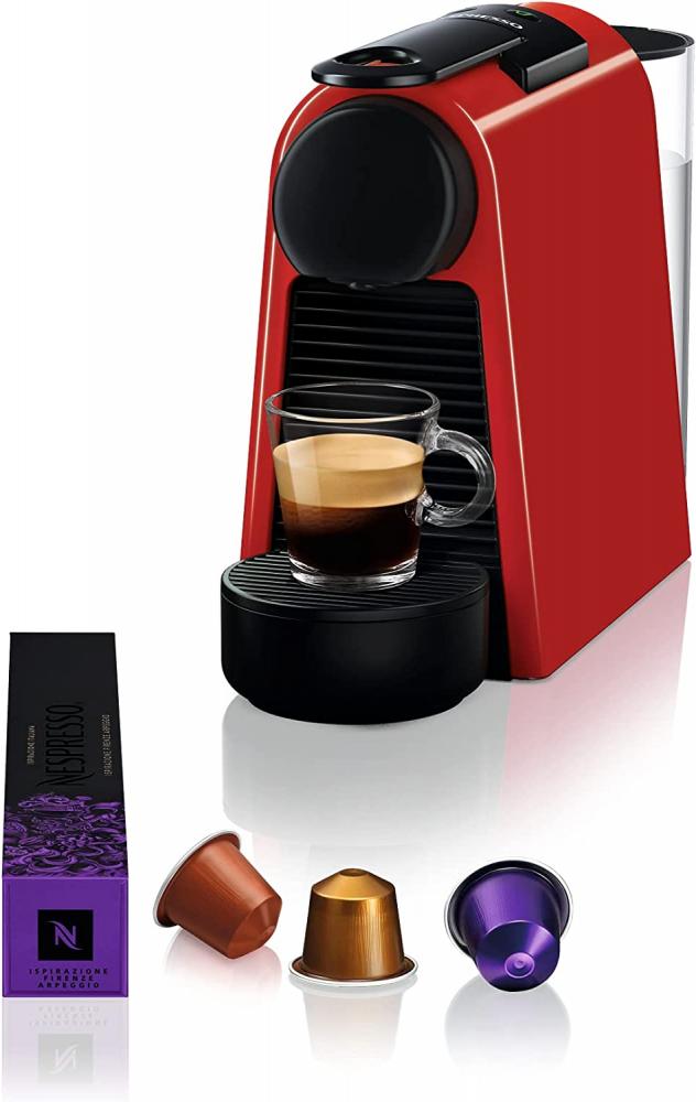 Nespresso Essenza Mini Coffee Machine Red (D30) zolele espresso machine mg73t easy to use portable wireless espresso machine compatible with both capsules and ground coffee 15 bar pump 100 ml