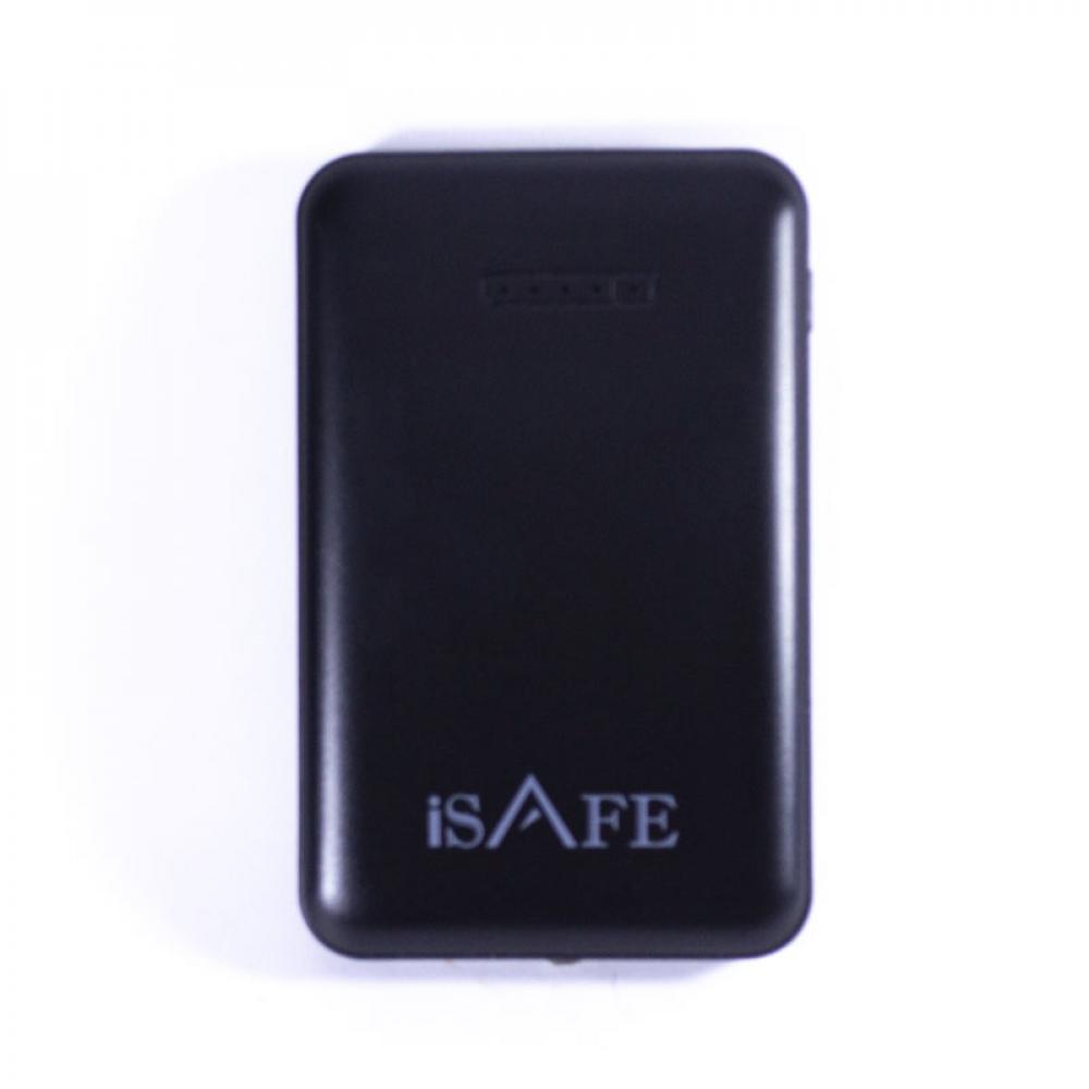 iSAFE Wireless Suction Portable Power Bank 5000mAh ldnio pr522 portable slim waterproof portable carabiner power bank with dual usb ports keychain power bank