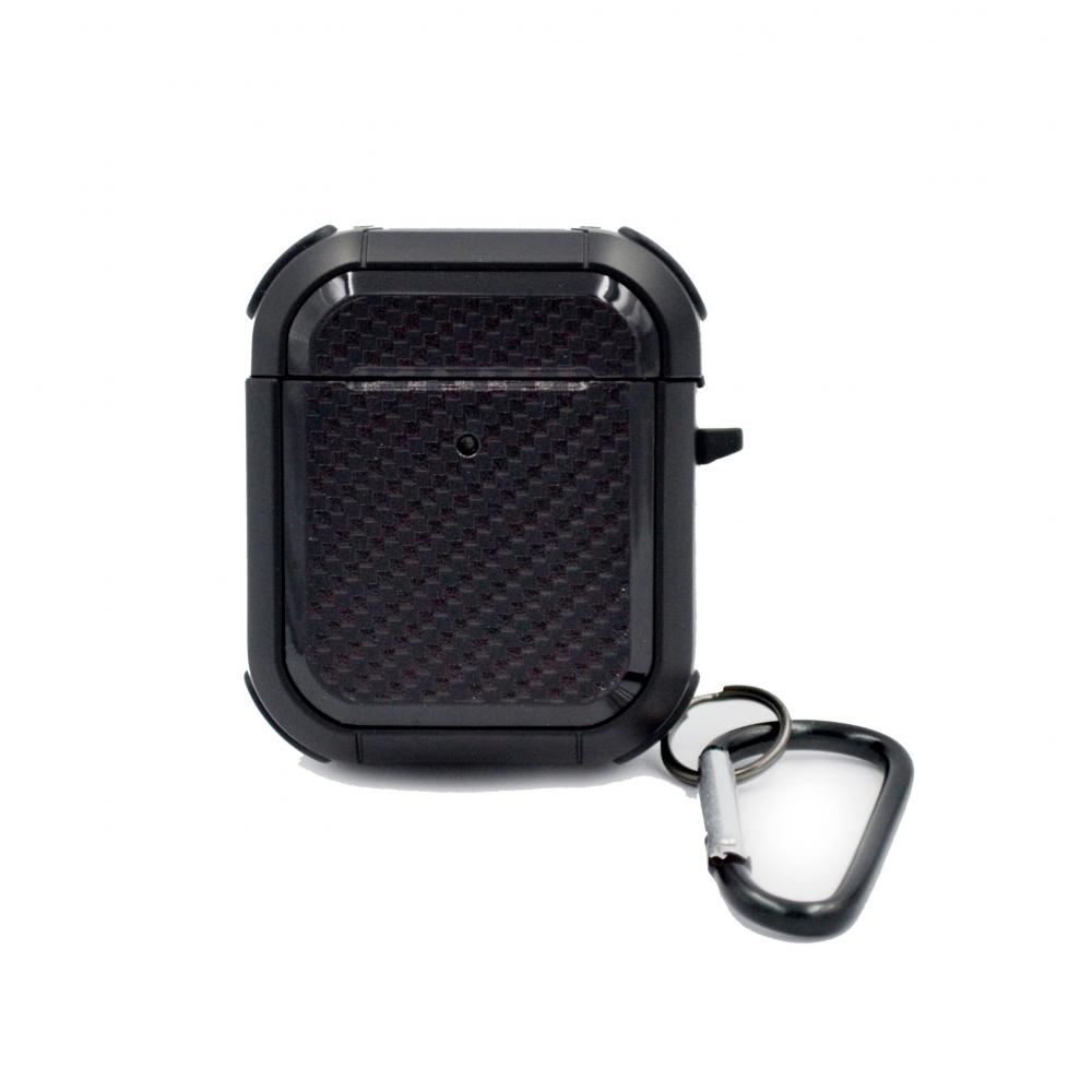 Carbon Design Airpods Case Black for tesla model y 3 x s matte carbon fiber side camera protection cover 2pcs