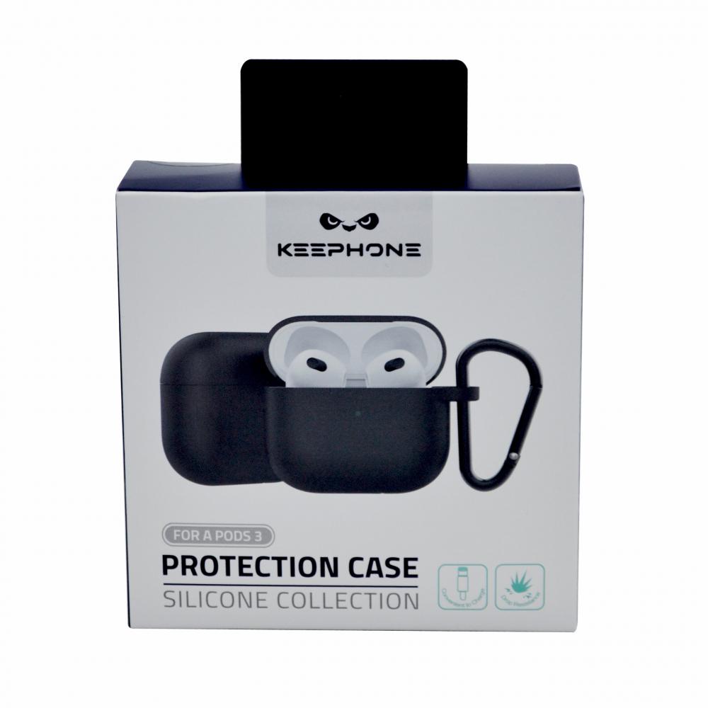 Keephone Airpods3 Silicone Case Black цена и фото