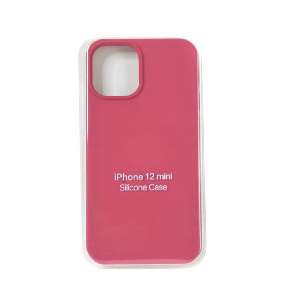 Silicone Case Iphone 12 Mini Rose Red цена и фото