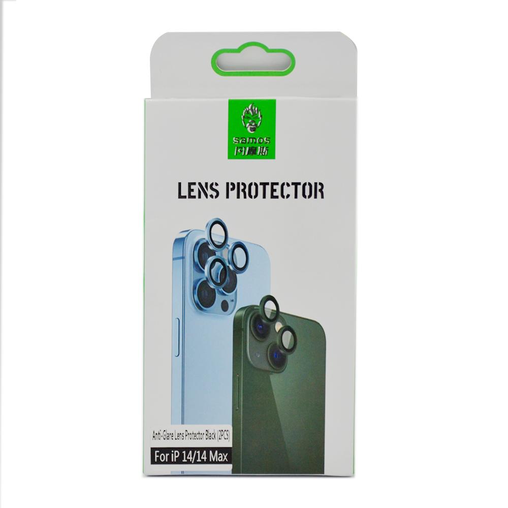 цена Samos Anti Glare Camera Glass Protector Iphone 14, 14 Plus Midnight