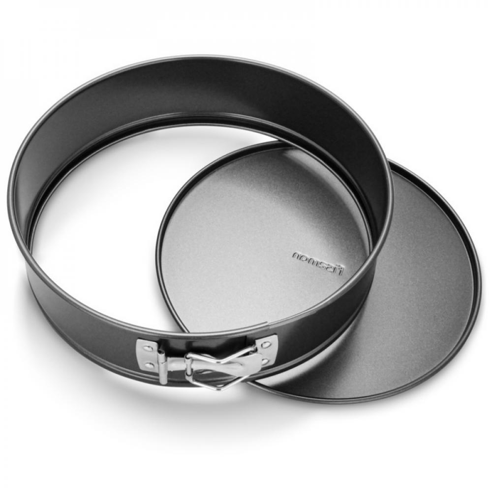 Fissman Springform Round Shape Carbon Steel With Non Stick Cake Pan With Removable Bottom Black 24x6.8cm
