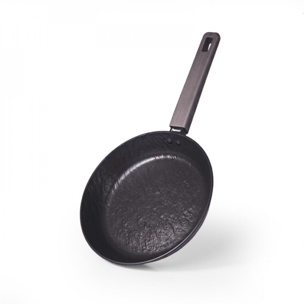 fissman frying pan vela rock 26x4 8cm with induction bottom aluminum with non stick coating Fissman Frying Pan Vela Rock 24x4.5cm With Induction Bottom (Aluminum With Non-Stick Coating)