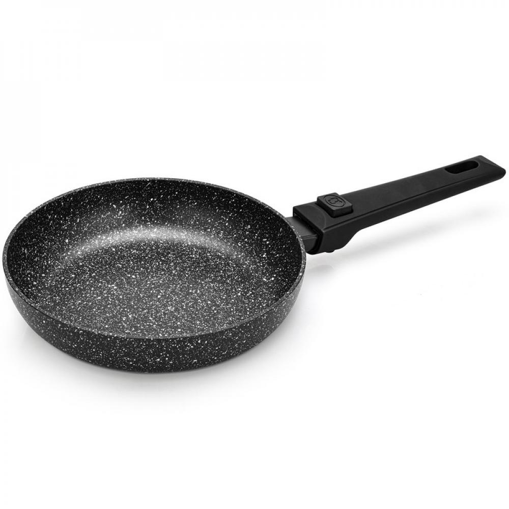 Fissman Frying Pan with Removable Handle Fiore Aluminum And Non Stick Coating with Induction Bottom 20x4.5cm