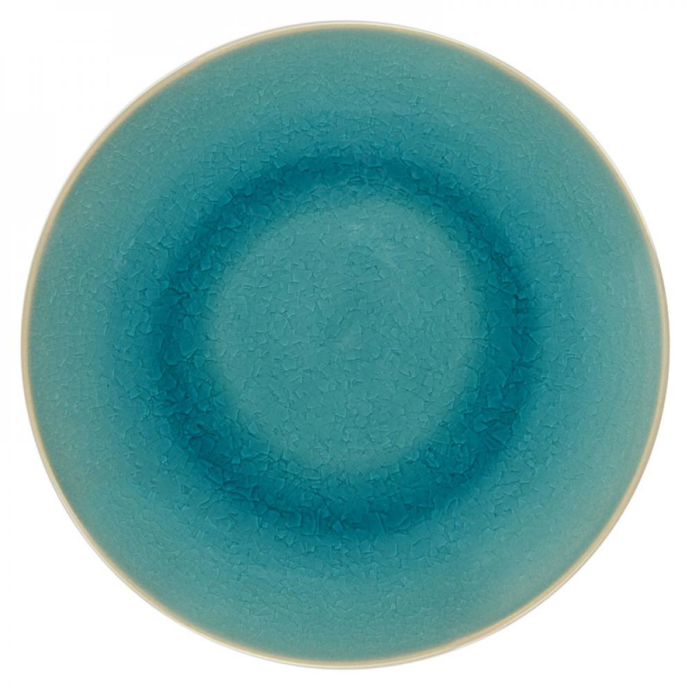 Fissman Dinner Plate Celine Series 26.3cm (Ceramic) Azure fissman dinner plate celine series 26 3cm ceramic azure