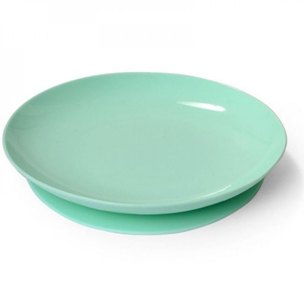 Fissman Silicone Training Plate For Kids Mint Green 400ml fissman purpur printed glass purple green beige 400ml