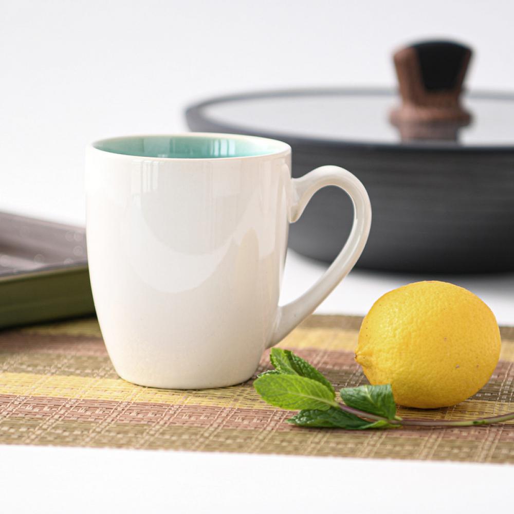 Fissman Mug Celine Series 350ml (Ceramic) Azure cat food bowls with stand ceramic cartoon style
