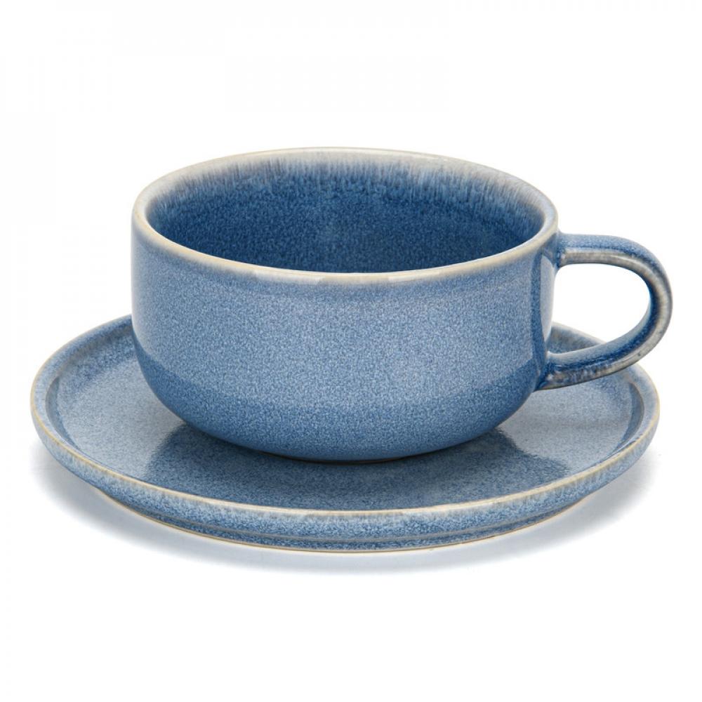 Fissman Tea Set COZY Of Mug 230ml And Saucer 14cm (Ceramic) fissman 2 piece butterfly pot holder magnet set purple