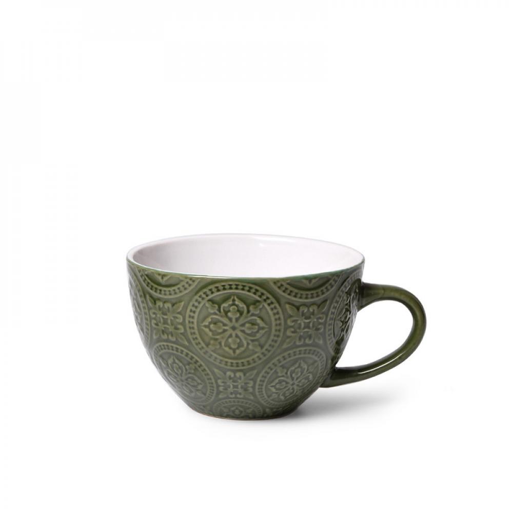Fissman Mug 460mlGreen (Ceramic) цена и фото