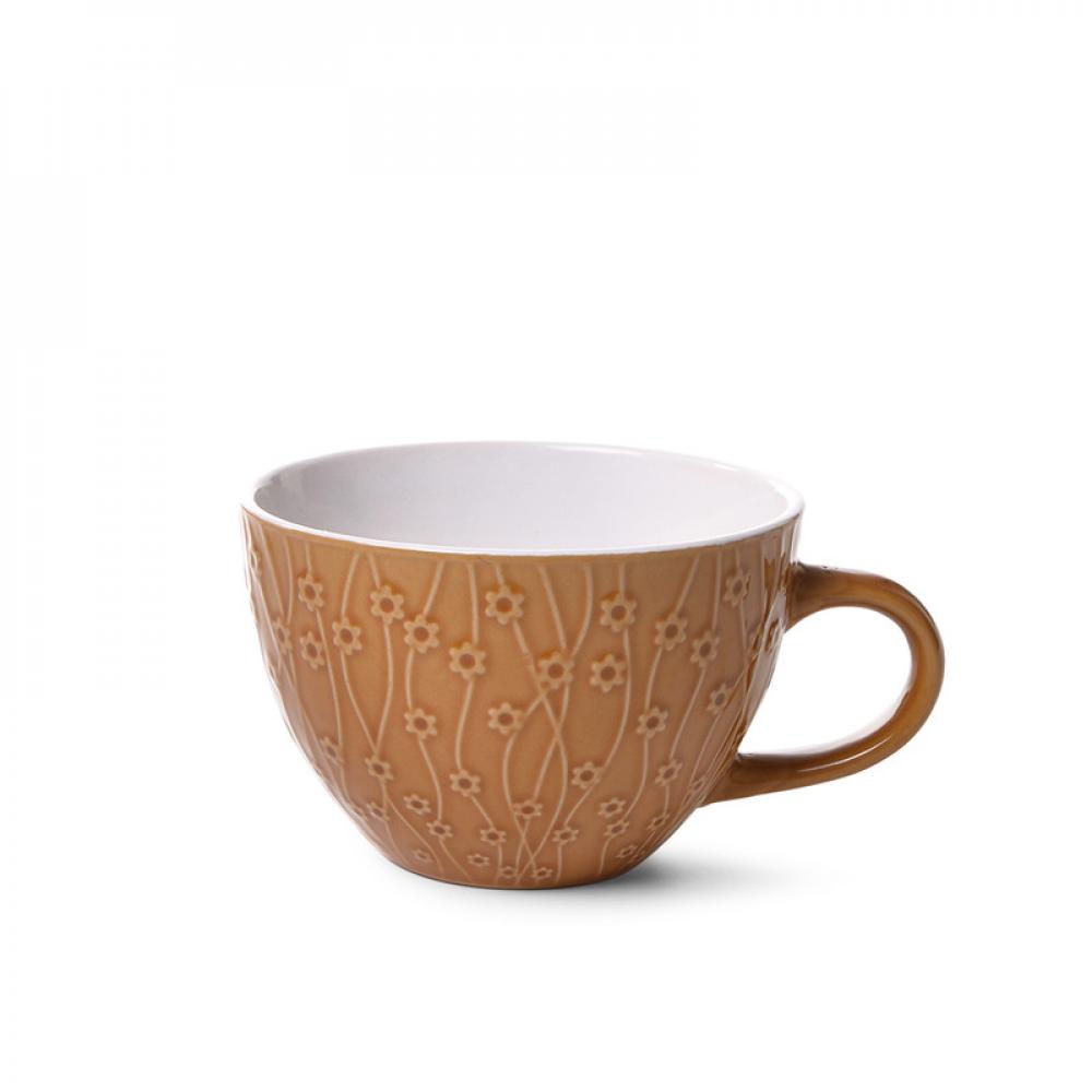 Fissman Mug 460mlYellow (Ceramic) fissman tea set cozy of mug 230ml and saucer 14cm ceramic