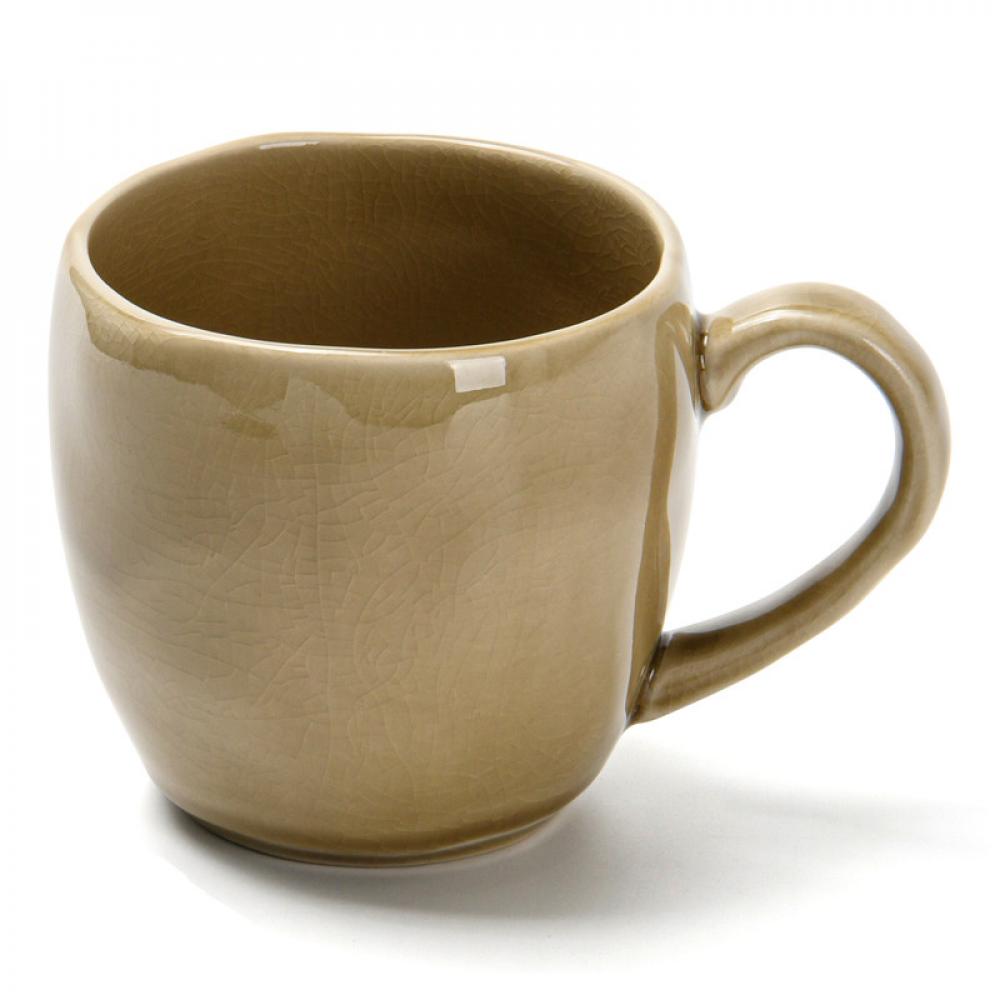 цена Fissman Ceramic Cup Brown 420ml