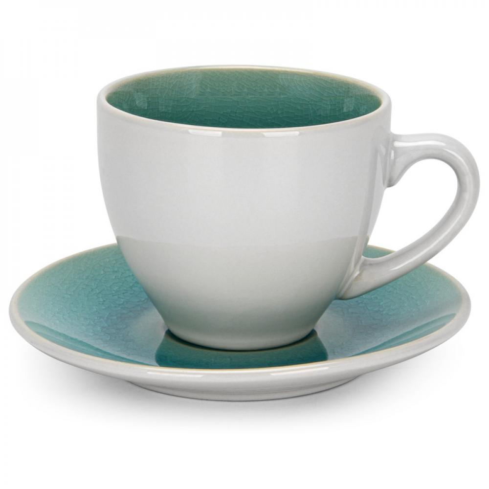 Fissman Tea Couple Celine Series (Ceramic) Azure e shape ceramic letter dishes