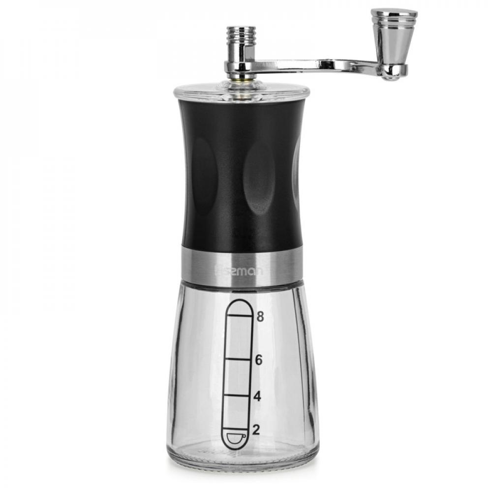 Fissman Coffee Mill 17cm (ABS Shell With Ceramic Grinder) (12 Pcs Per Display Box) household portable stainless steel coffee bean grinder hand grinder freshly ground manual coffee machine