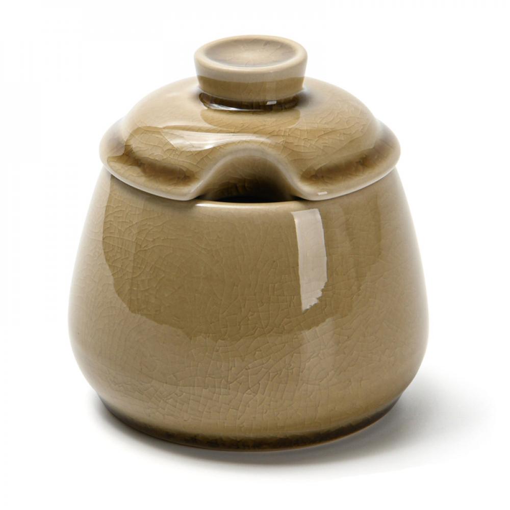 цена Fissman Sugar Bowl 9x9x9.3cm 250ml Beige Crackle (Ceramic)