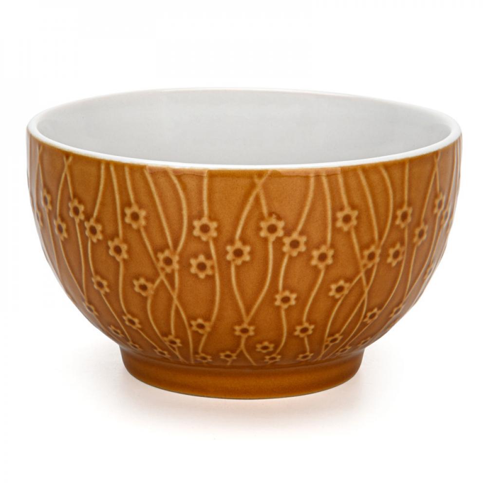 цена Fissman Bowl 14 Cm/640mlYellow (Ceramic)
