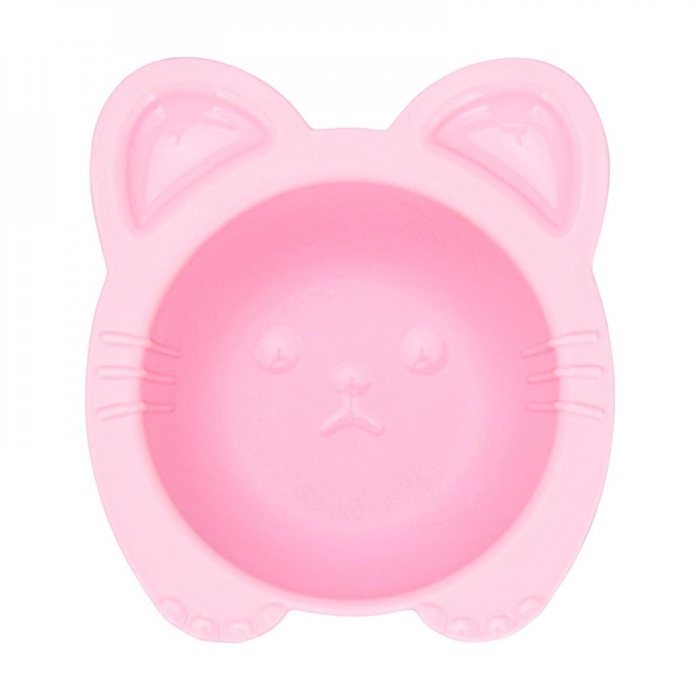 Fissman Kitty Design Bowl With Suction Pink 300ml цена и фото