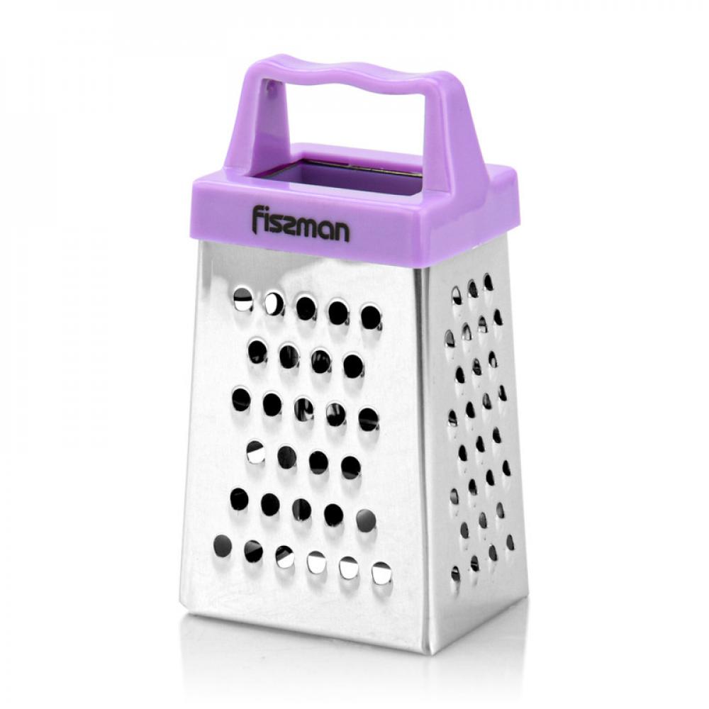 Fissman 3-Sided MINI Grater Stainless Steel, Multifunctional Handheld Cheese Peel Ref Magnet 3inch evriholder simply served simps 6 sided grater