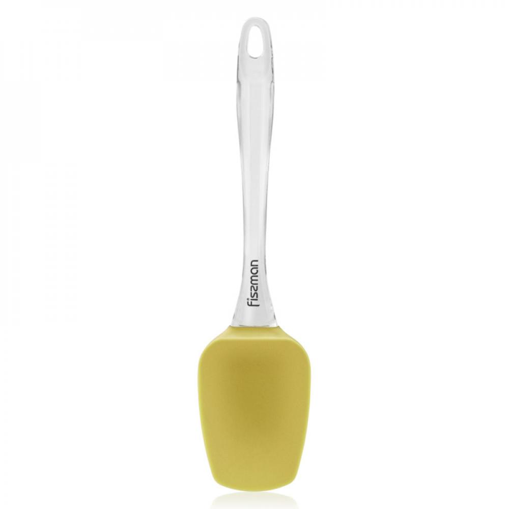 Fissman Spatula With Handle Yellow\/Clear 25x8cm titanium ultra microemulsion sucking handle uitrasonic injection handle washing handle tool microscopic ophthalmic instruments