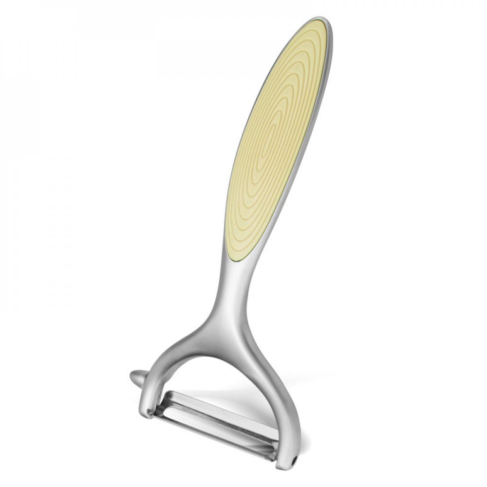 Fissman Y-Shaped Peeler Luminica Series With Zinc Alloy Yellow 14cm fissman can opener with zinc alloy and secure grip luminica series green