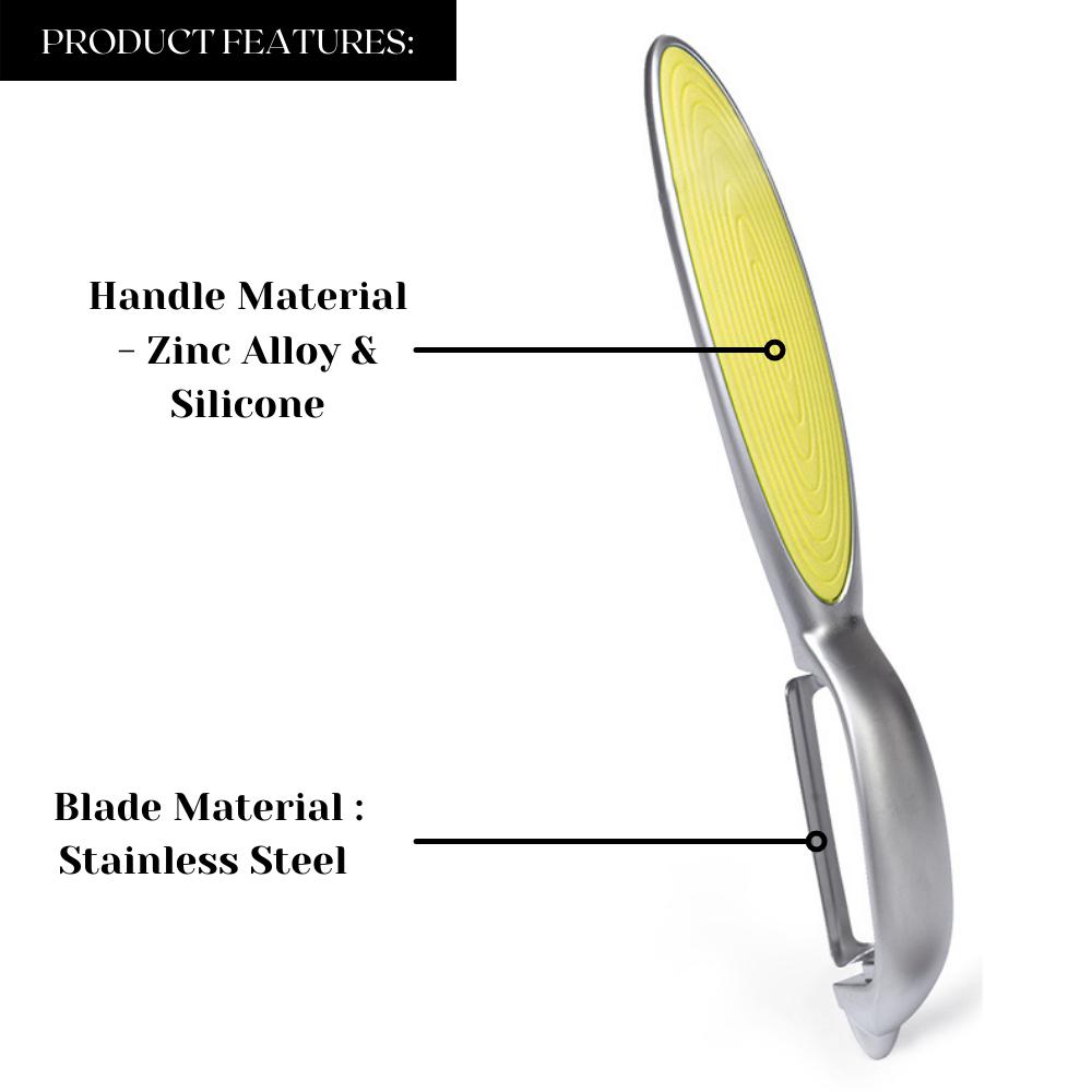 Fissman P-Shape Peeler Luminica Series Yellow/Silver Zinc Alloy 17cm цена и фото