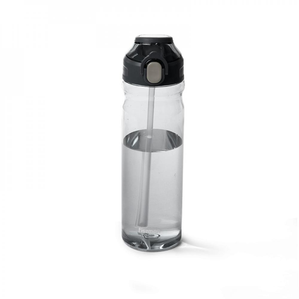 Water Bottle Plastic 750ml For Kids BPA Free Non-Toxic Black фляга oxford water bottle hydra700 700 мл black