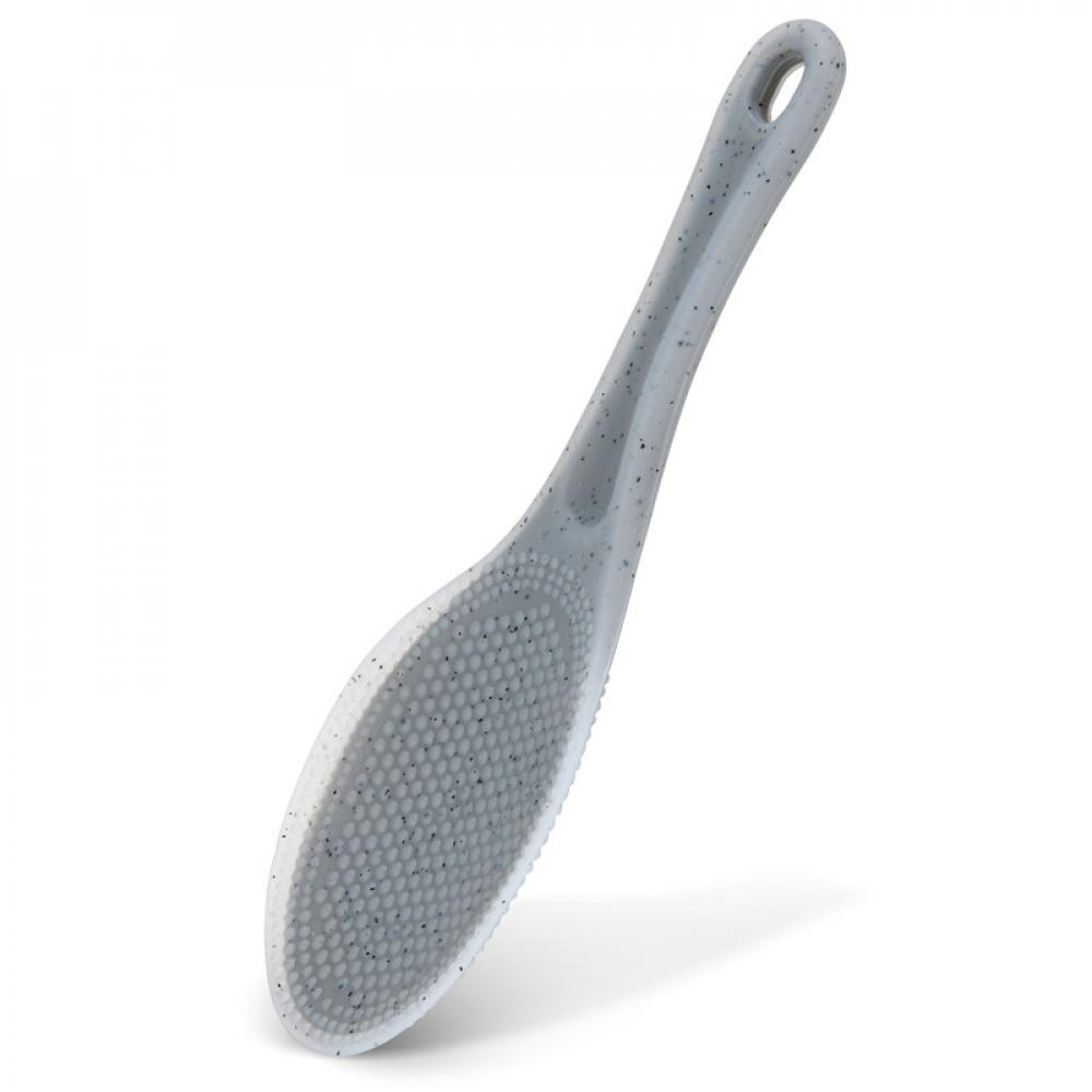 Fissman Rice Spoon Mauris Grey 21cm (Nylon + Silicone) gadgets non stick accessories heat resistant shovel silicone spatula kitchen utensils cooking tools soup spoon