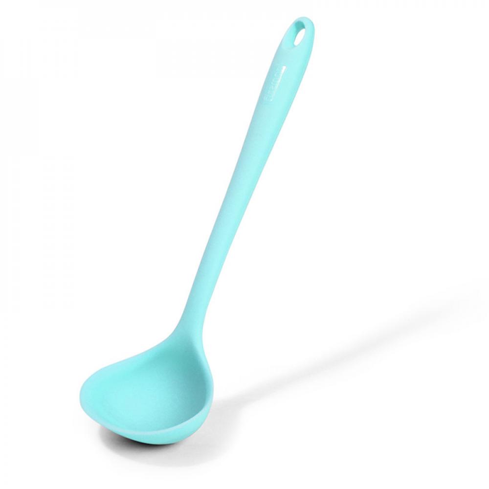 Soup Ladle Iris Series Silicone 29cm Mint Green 8 cartoon silicone cake mold pudding jelly diy handmade silicone baking mold food grade silicone ice tray