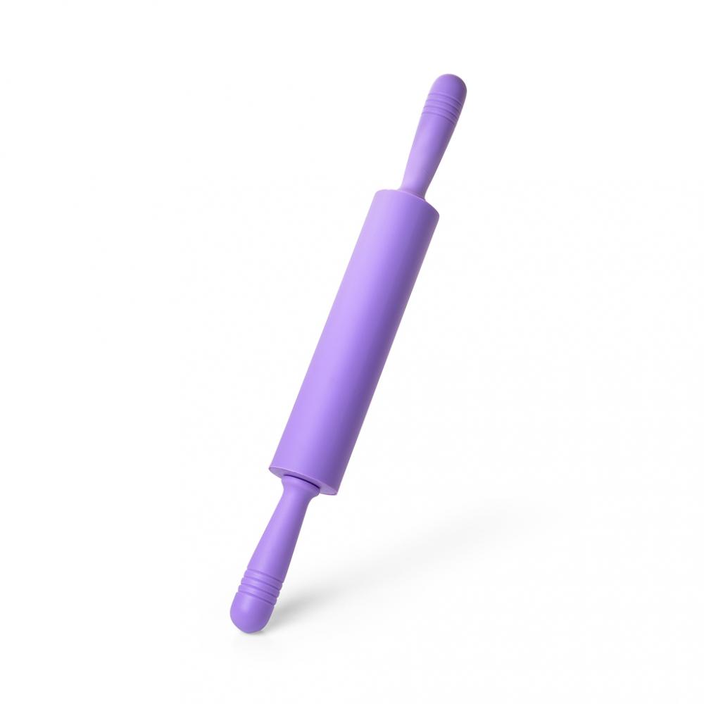 Fissman Rolling Pin Silicone Lightweight Purple 47x5x5cm flamingo correction pen easy uncapping and easy grip design 1