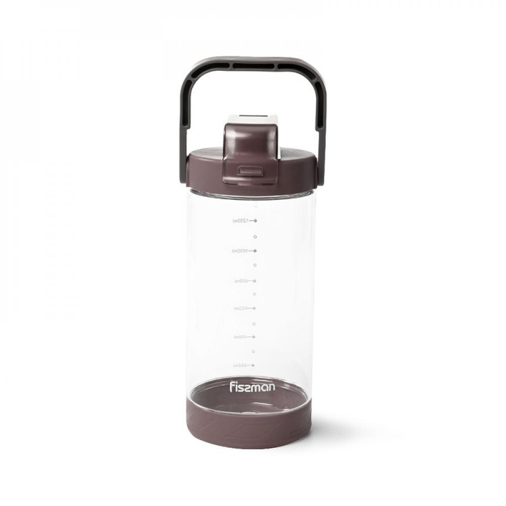 Fissman Water Bottle Plastic 1400ml fissman water bottle with leakproof purple 550ml