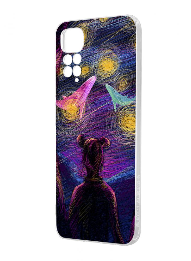 Protective Case Cover for Xiaomi Redmi Note 11 (4G) Space girl