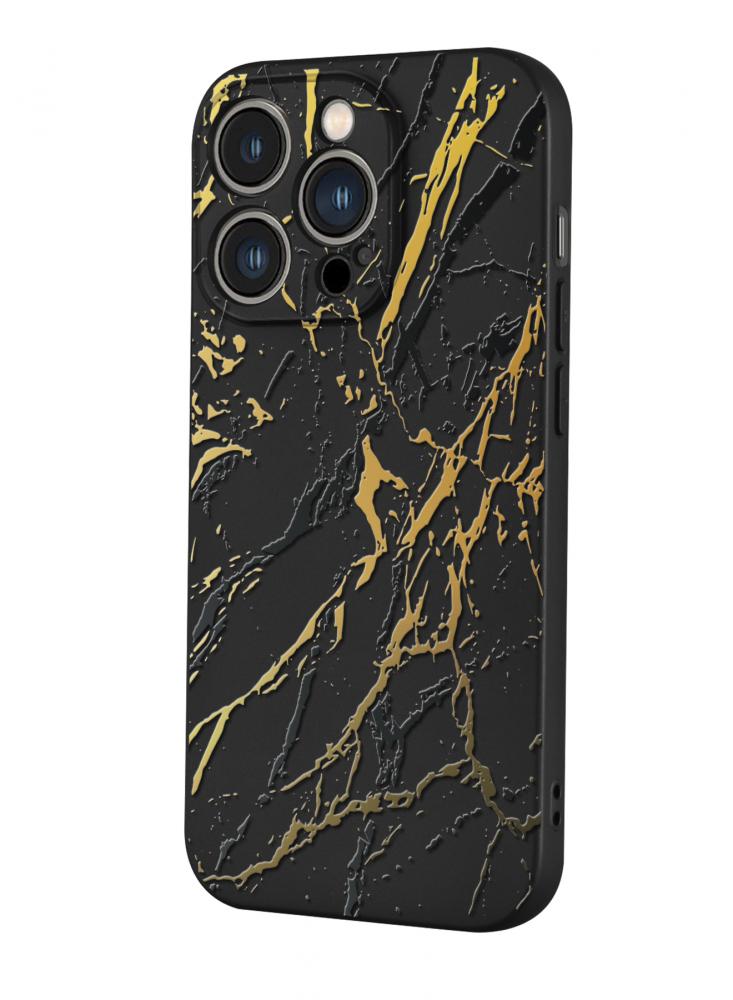 Protective Case Cover for Apple iPhone 13 Pro Max Golden Marble