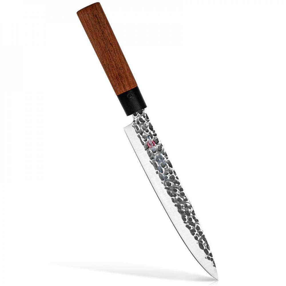 Fissman 8 Slicing Knife SAMURAI ITTOSAI 20 Cm(steel AUS-8) fissman 5 5 utility knife samurai bokuden 14 cm steel aus 8