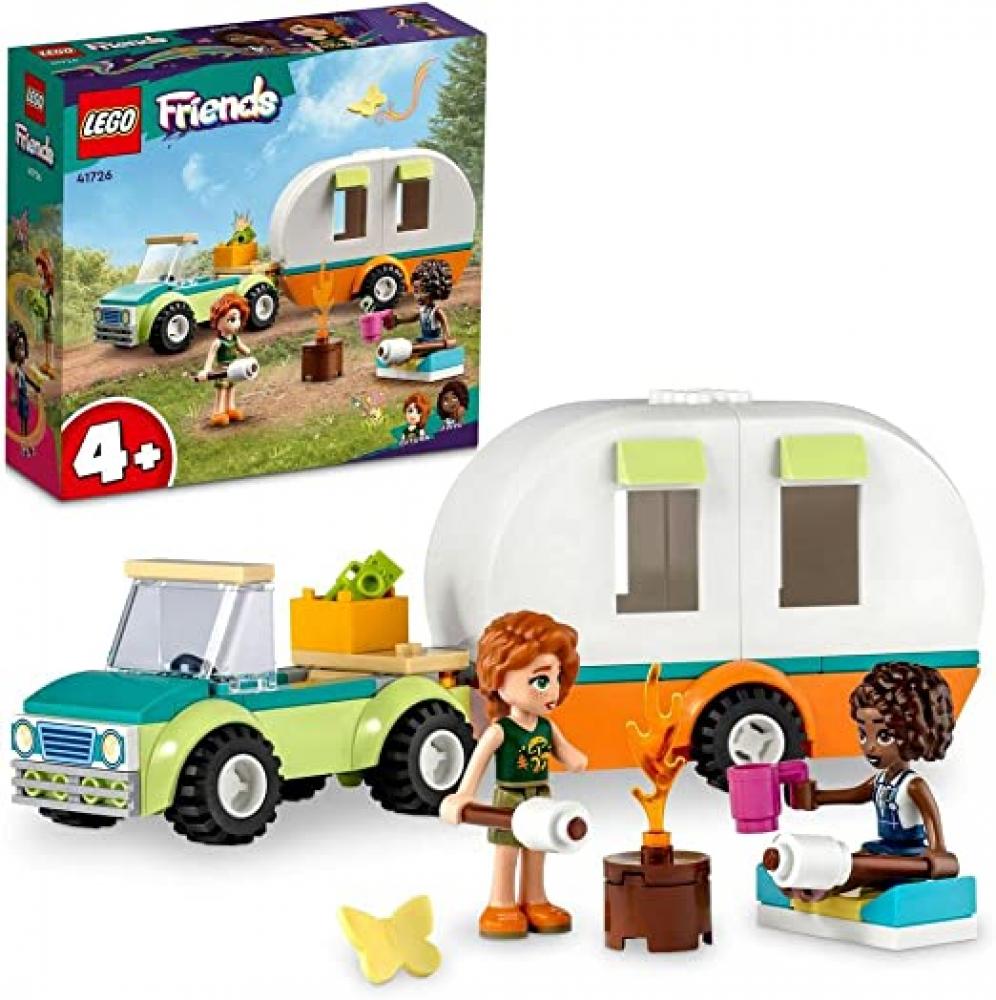 LEGO 41726 Friends Holiday Camping Trip 4 pack baby car toy 2 3 4 year old little boy girl toys birthday gift with whistling mini pull back cars for kids