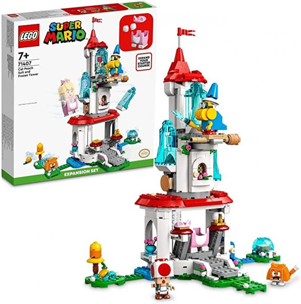 LEGO 71407 Cat Peach Suit and Frozen Tower Expansion Set lucky ingot golden toad fortune wealth chinese feng shui toad coin home decoration office tabletop ornaments lucky gifts