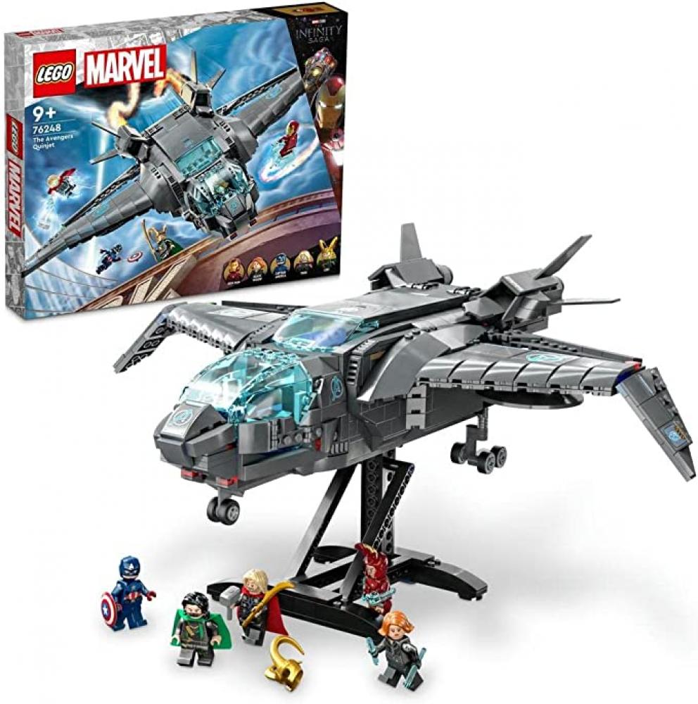 LEGO 76248 Marvel The Avengers Quinjet marvel avengers bend and flex action figure 6 inch flexible captain america super hero figure toy ages 4 and up