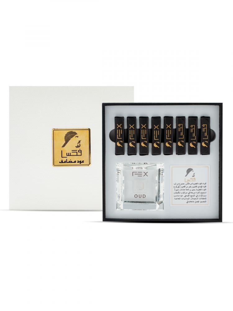 Fex Collection Oud Extreme 40GM Incense Stick Gift Set (16pcs) + Stick Holding Crystal Tray holy oud aghar oud 777 perfumed incense sticks agarwood 24gm