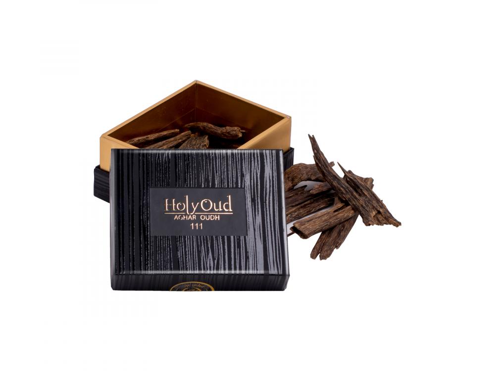 Holy Oud Aghar Oud 111 Perfumed Incense Sticks Agarwood 24GM arabian eagle organic premium oud incense sticks limited edition for unisex 6mm set