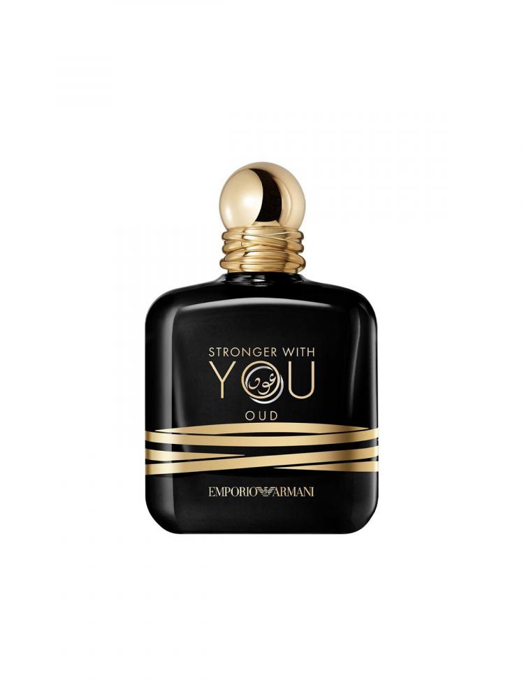 Armani Stronger With You Oud Eau De Parfum, 100 ml, For Men 2021 fashion short sleeved top street summer and spring all round top starry sky universe 3d printing men s oversized t shirt