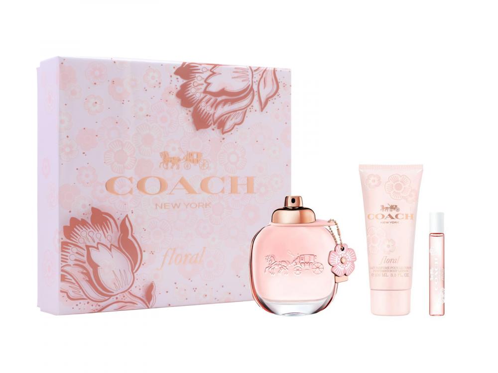 цена Coach Floral Eau De Parfum 90 ML Set for Women